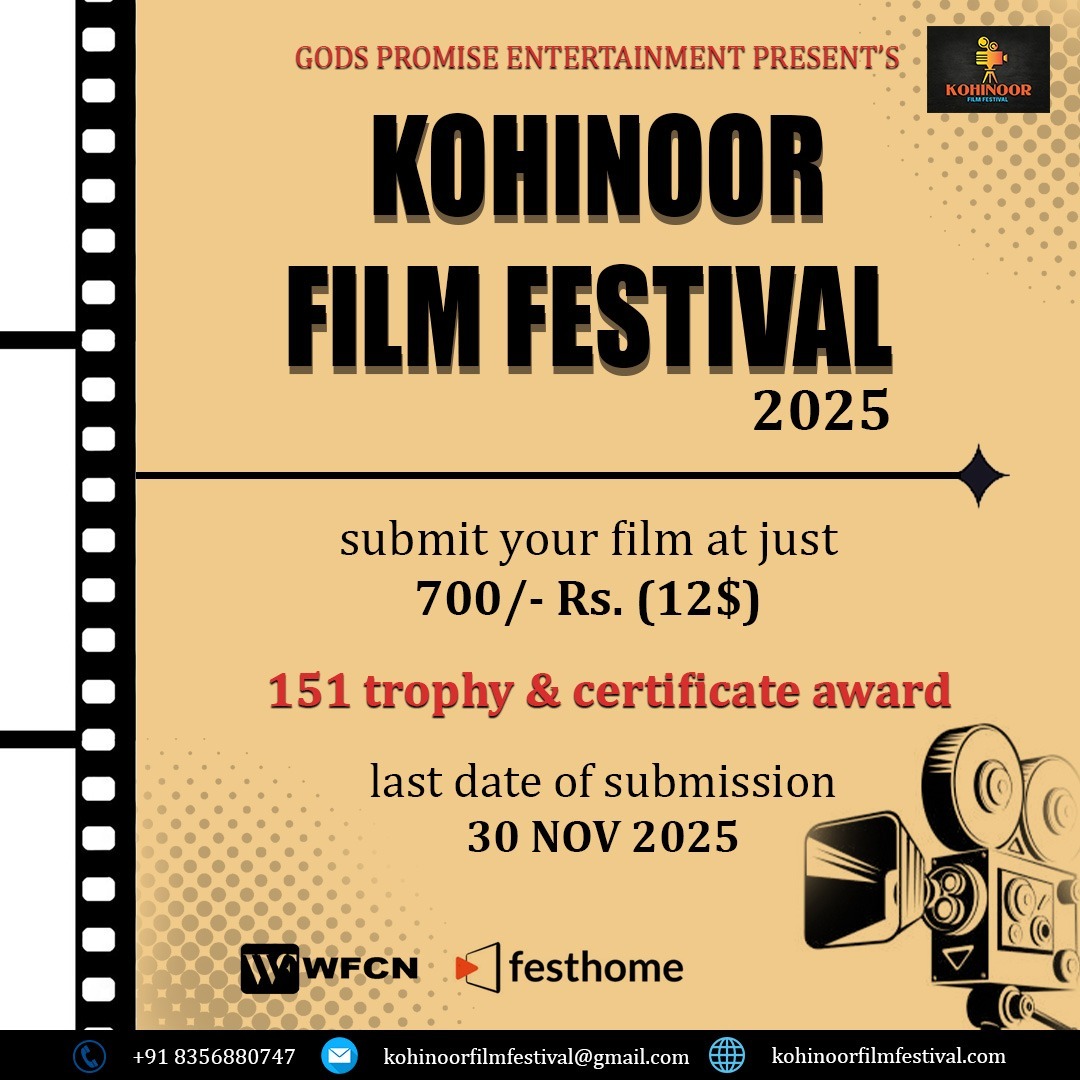 Kohinoor Film Festival 2025 Poster